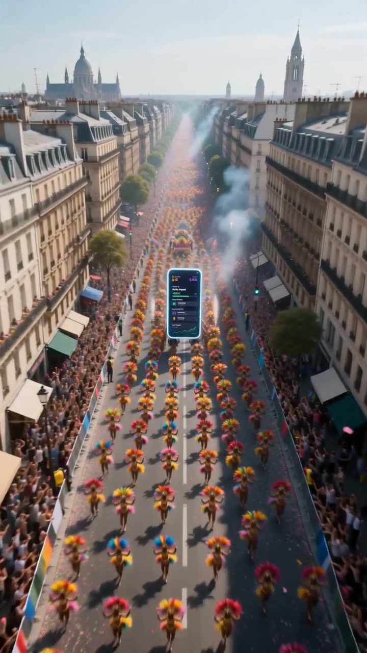 Carnival Giant Phone Parade