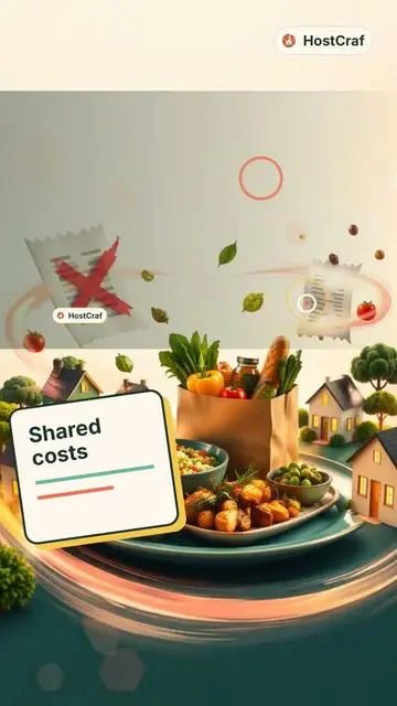HostCraft Faced with a fridge of random leftovers and a craving for company, a neighbor uses 'HostCraft' to co-create an impromptu, multi-dish backyard feast with the block: Share the ingredients. Craft the community.