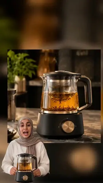 HydroSavor – Precision Temperature Smart Tea Brewer & Infuser Engineered for modern tea rituals and premium desk setups, this minimalist countertop brewing station pairs instant PID thermo-control with a magnetic floating shower chamber for precise, hand-pour style extraction. Featuring a cordless dual-mode induction base that maintains ideal temperatures on scratch-resistant crystallite glass, it empowers you to 'master every brew with effortless precision.'